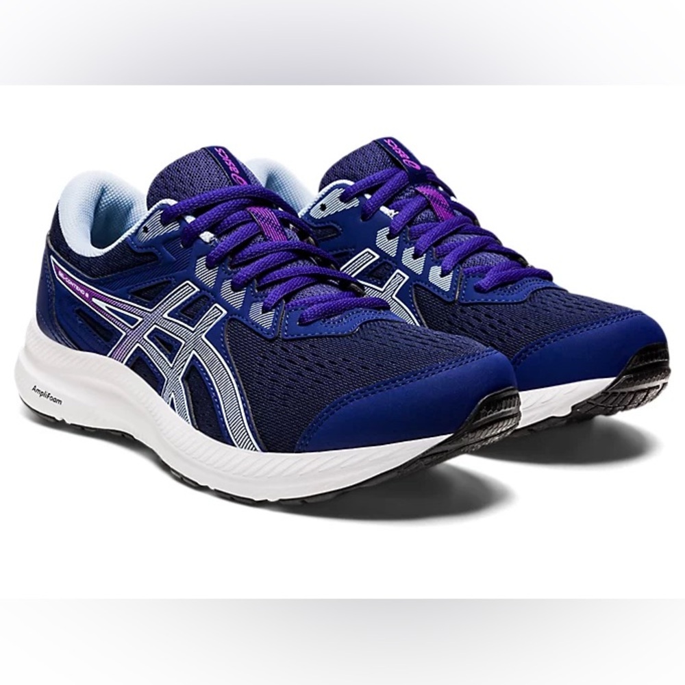 ASICS GEL-CONTEND 8 Running Shoes – Women’s Size 6.5 – Dive Blue/Soft Sky - NIB